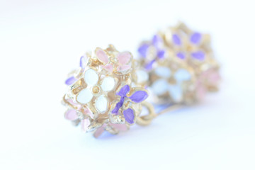 Beautiful pair of flower earring