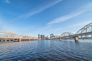 Osaka cityscape - Umeda district - Osaka Japan