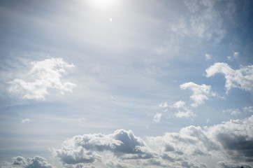 .cloudy sky background close up