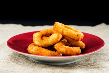 Fast food Homemade Crunchy Fried onion rings
