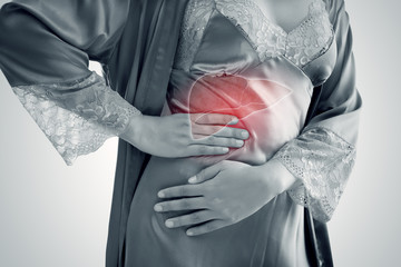 Liver disease, Concept with Healthcare And Medicine