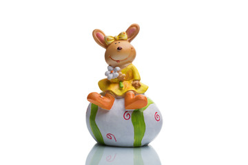 rabbit on a white background