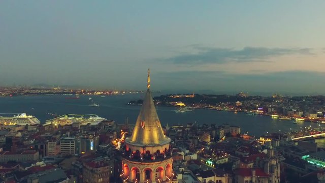 Havdan istanbul galata kulesi