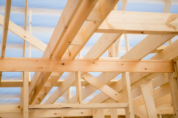 Construction of a wooden house