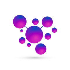 3D illustration dna,molecule, atom.