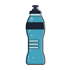 Water thermo bottle vector illustration graphic design