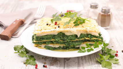 spinach and ricotta lasagne