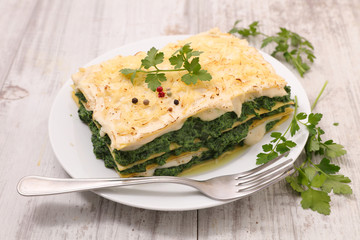 spinach and ricotta lasagne