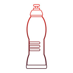 Water thermo bottle vector illustration graphic design