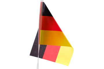 Germany flag on white background, isolated