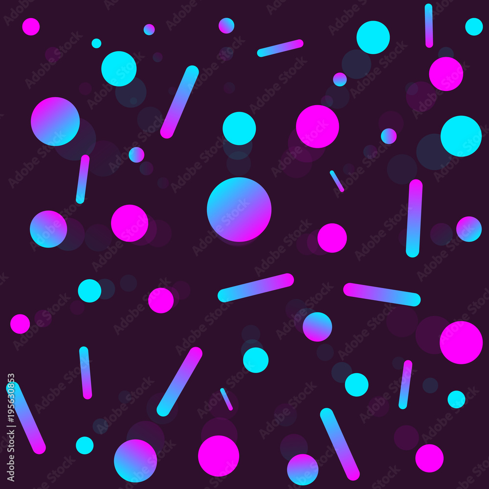Poster geometric pattern, web - design. background gradient. neon backgraund. geometric backgraund.