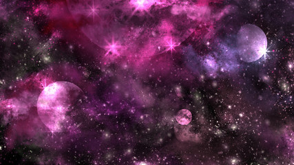 A Space of the galaxy ,atmosphere with stars at dark background