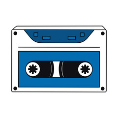 Music cassette symbol vector illustration graphic design
