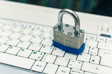 Lock on Laptop - Computer Security