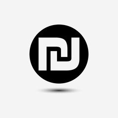Israel shekel sign icon