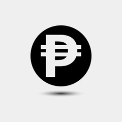 Pesos sign icon