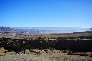 Tibetan landscape travel