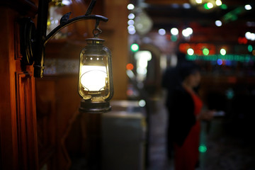 interior of oriental restaurant Iran