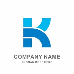 Monogram Letter K Geometric Square Architecture Interior Construction Business Company Stock Vector Logo Design Template