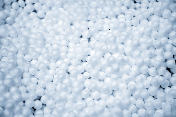 The grain of the foam in the light blue scene.