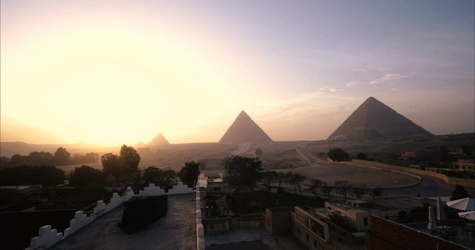 pyramides d'egypte time lapse 