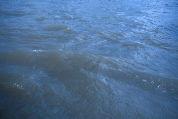 Texture of water in the sea