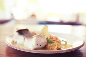 food meal serving table restaurant
