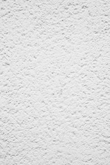 White ragged, rough wall concrete background.