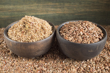 Flax seed and powder - Linum usitatissimum