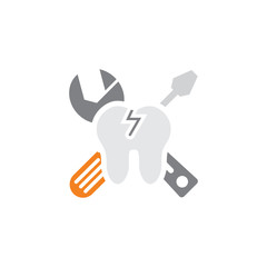 Dental Repair Logo Icon Design