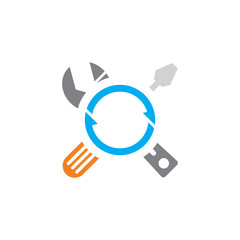 Transfer Repair Logo Icon Design