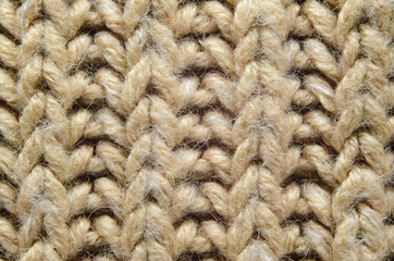 Knit Texture Close-Up. Knit Sweater Blank Background