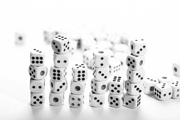 a lot of dice, the texture of the game concept