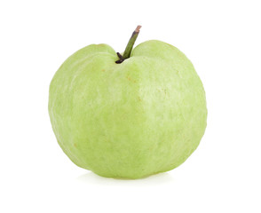 Guava fruit isolated on white background
