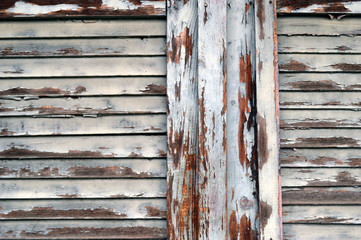 Wood wall texture with old paint