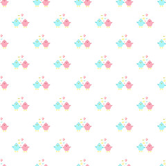 Vector singing birds