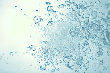 underwater air bubbles texture light blue background