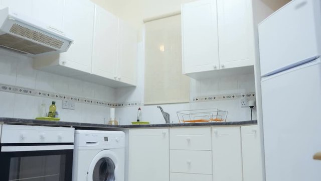 White stylish kitchen