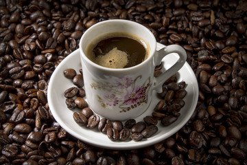 Fototapeta premium Xícara de café expresso clássico
