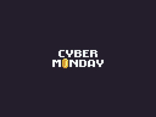 Pixel Art Cyber Monday