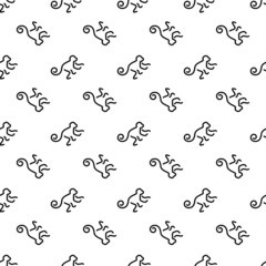 monkey seamless pattern on a white background