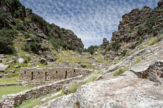 Die Ruinen von Maria Fortaleza (Taqrachullo) nahe Espinar, Cusco - Peru