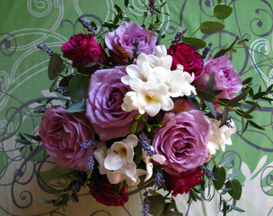 Flower bouquet - art composition