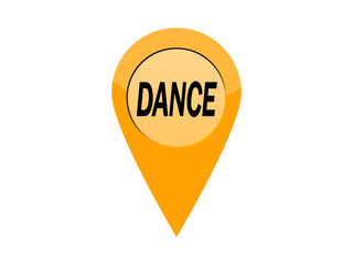 Dance orange pointer