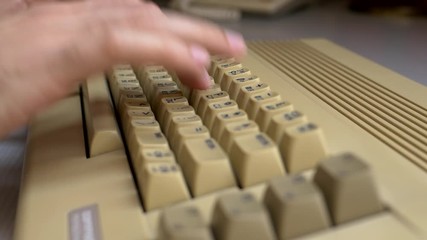 Typing on old computer