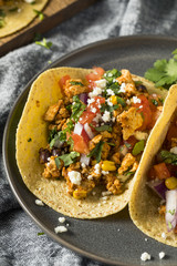 Healthy Homemade Sofritas Tofu Tacos