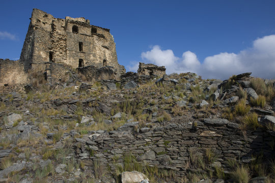 Susupillo site Nothern Peru. Ances. Inca culture