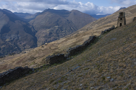 Susupillo site Nothern Peru. Ances. Inca culture
