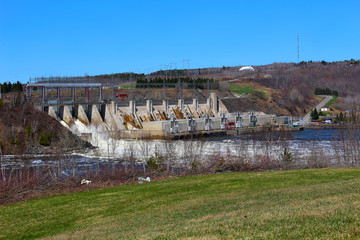 Mactaquac  dam near Fredericton New Brunswick, Canada