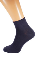 sock on a mannequin, colorful socks